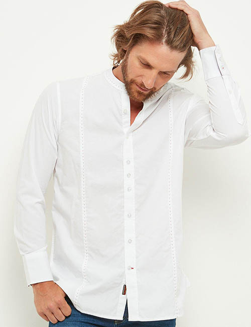 Joe Browns Stab Stitch Grandad Shirt