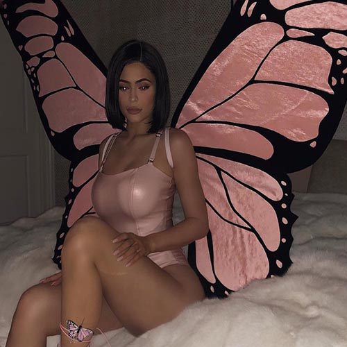 Kylie Jenner poses in nude Halloween costume(Instagram photo)