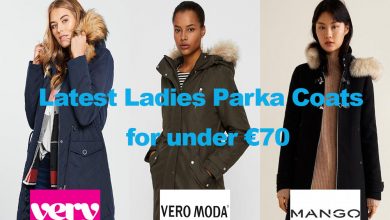 Latest Ladies Parka Coats for under €70