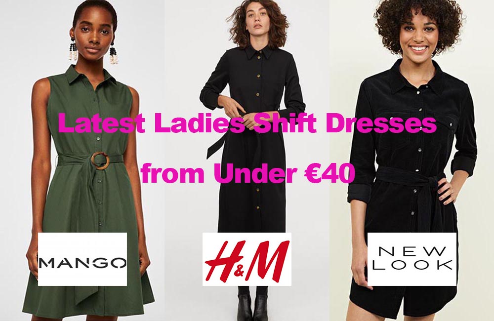 Latest Ladies Shirt Dresses from under €40