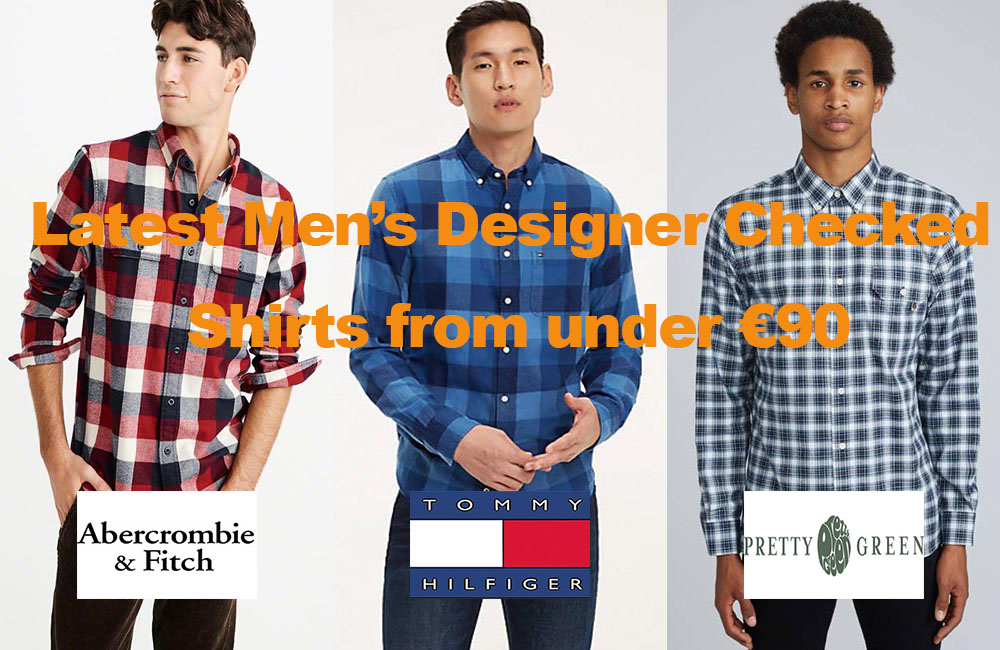 Latest Men’s Designer Checked Shirts for under €90