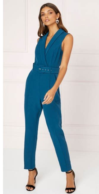 Lipsy Tux Self Belt Jumpsuit From Next