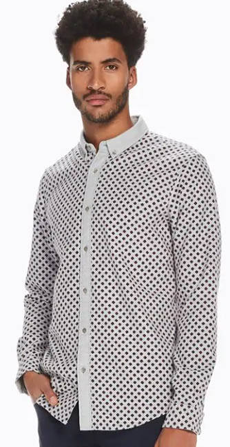 Men’s Brushed Printed Shirt From Scotch &Amp; Soda