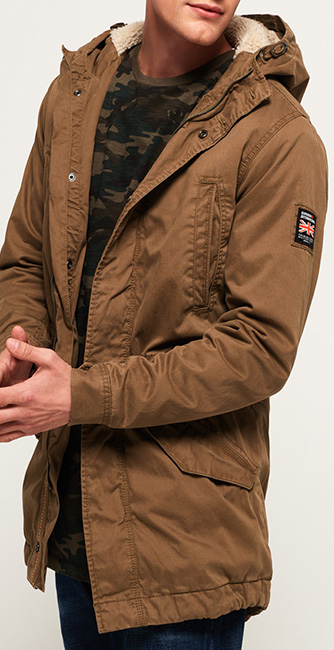 Military Parka Jacket From Superdry