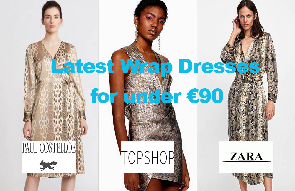 The Latest Ladies Wrap Dresses for under €90