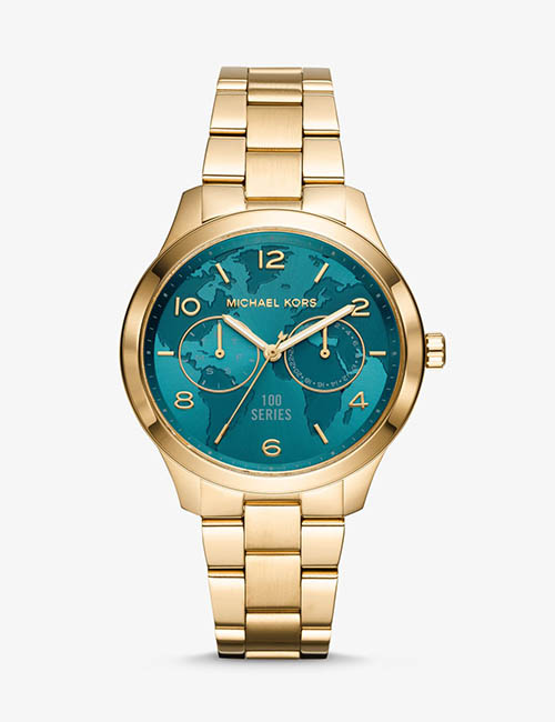 Watch Hunger Stop Runway Gold-Tone Watch From Michael Kors