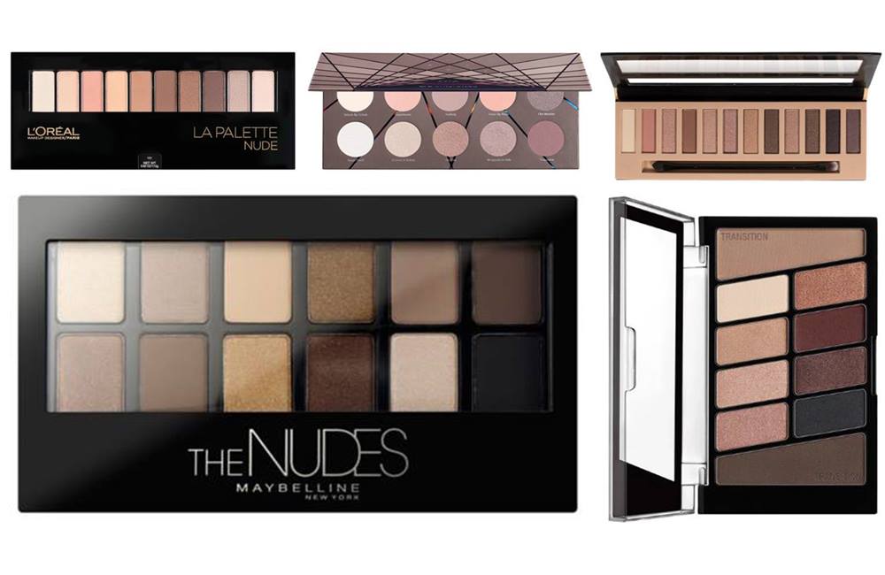 5 Nude Eyeshadow Palettes For Under €25