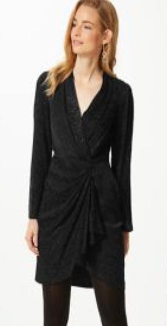 Animal Print Long Sleeve Wrap Mini Dress from M&S