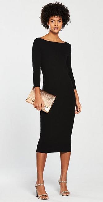 Boat Neck Knitted Dress From V By Very