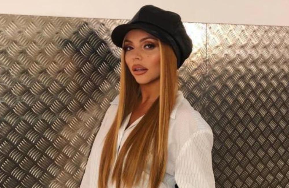Jesy Nelson puts the boot into her fashion look