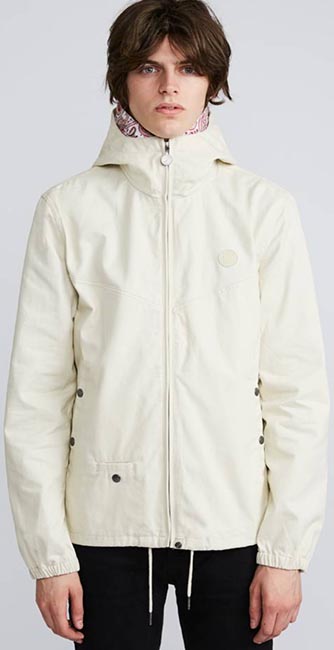 Cotton Zip Up Hooded Jack From Pretty Green