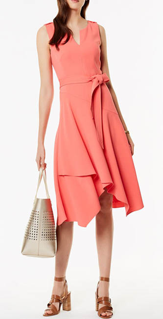 Flared Midi Dress From Karen Millen