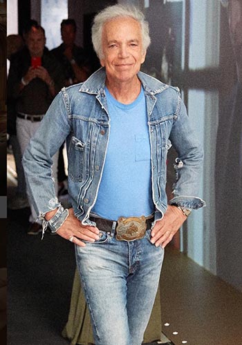 Iconic American Fashion designer Ralph Lauren