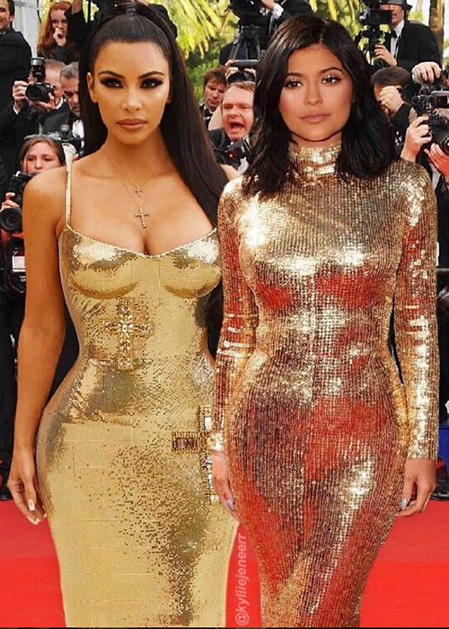 Kim Kardashian West & Kylie Jenner (Instagram photo)