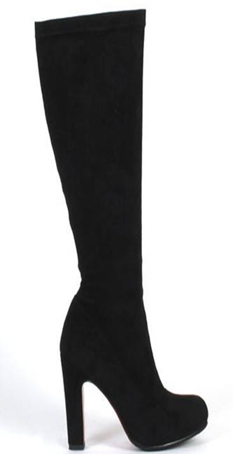 Korkys Ladies Knee High Faux Suede Boots