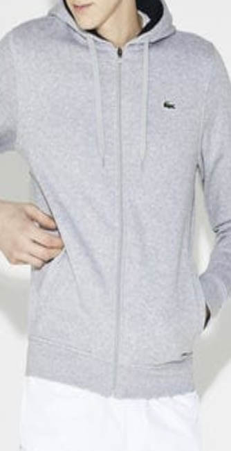 Men’s Zipped Fleeced Hoody from Lacoste