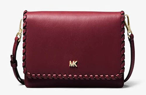 michael kors whipstitched leather convertible crossbody