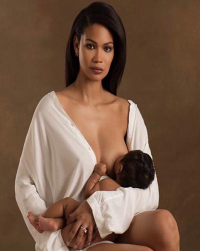 Model Chanel Iman and daughter Cali Clay (Instagram)