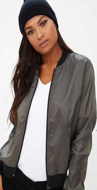 Prettylittlething Lightweight Bomber Jacket