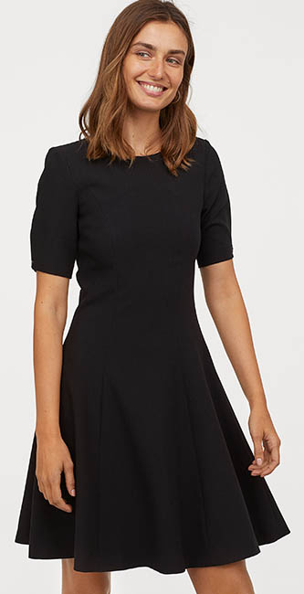 Puff-Sleeved Dress From H&Amp;M