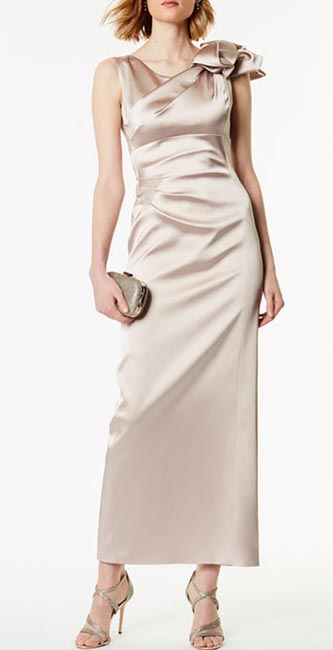 Satin One-Shoulder Maxi Dress from Karen Millen