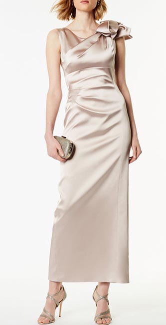 Satin One-Shoulder Maxi Dress From Karen Millen