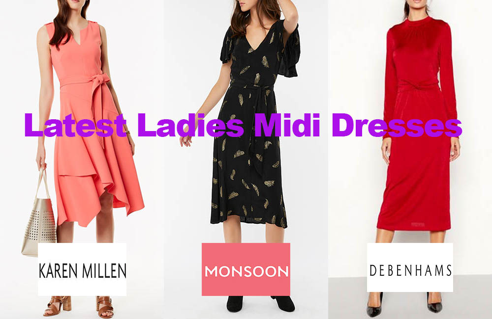 The Latest Ladies Midi Dresses from under €100