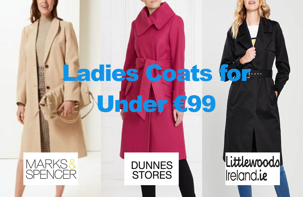 The Latest in Ladies Overcoats from under €99