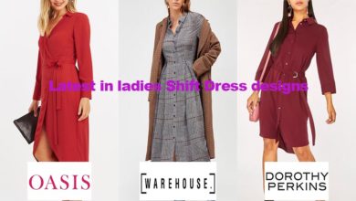 The latest fashion in ladies shirt dress designs