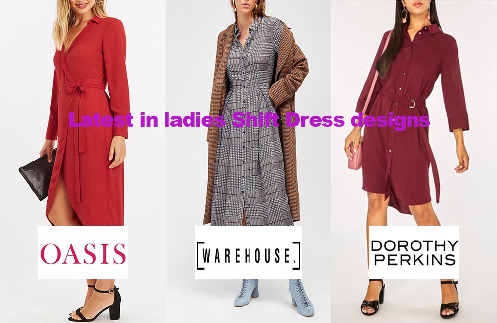 The latest fashion in ladies shirt dress designs