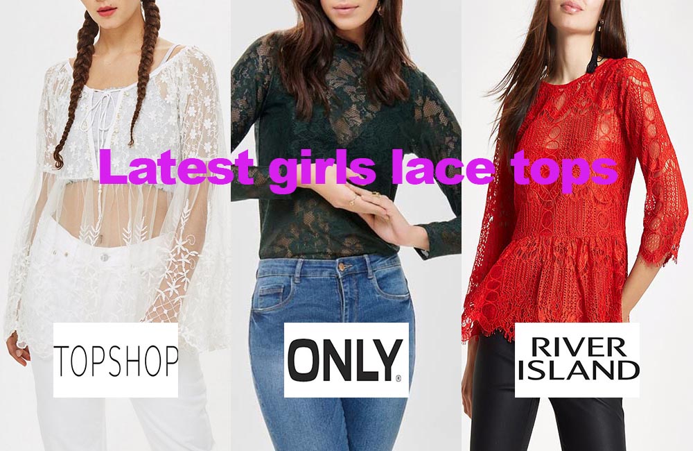 The latest in girls lace top fashion designs