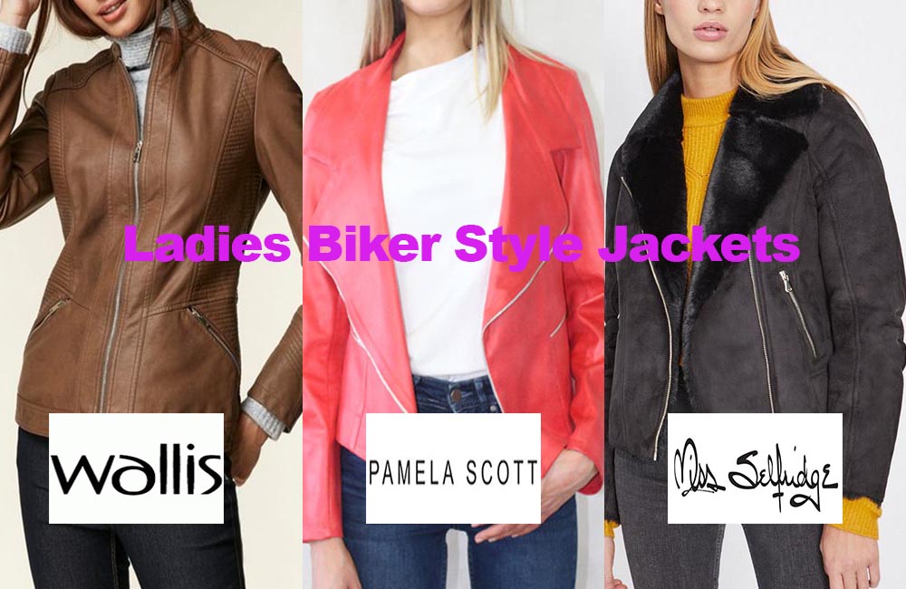 The latest in ladies biker jacket fashion