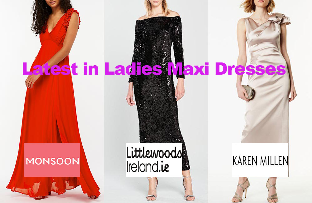 The latest in ladies maxi dress fashion designs