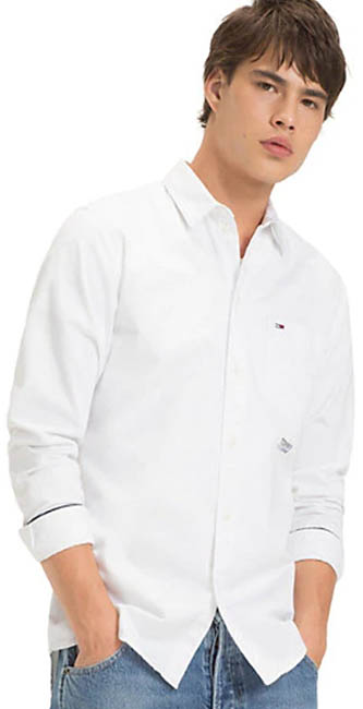 Tommy Hilfiger Cotton Solid Twill Shirt