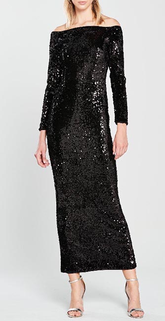 V By Very Bardot Sequin Maxi Dress From Littlewoods Ireland