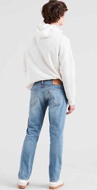 Rear View Of Men’s Levi 511 Slim Fit Jeans