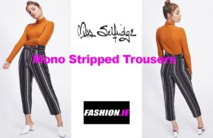 Latest fashion Mono Striped Trousers from Miss Selfridge