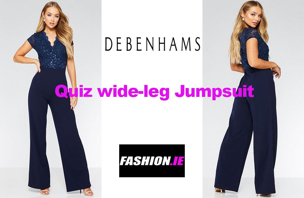 Latest fashion Quiz navy jumpsuit from Debenhams