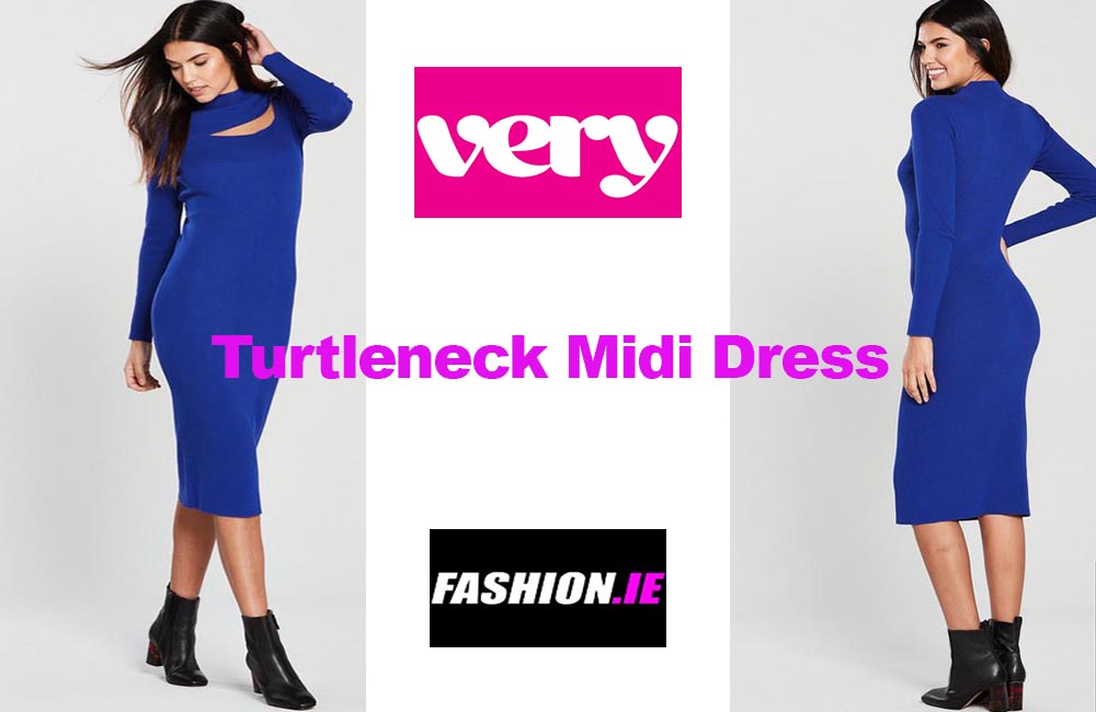 Latest fashion Turtleneck Midi Dress by Very