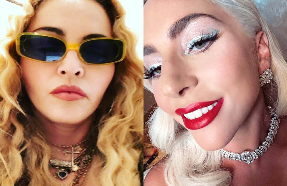 Madonna And Lady Gaga (Instagram Photos)
