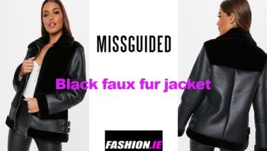The latest in black faux fur jacket design from Missguided