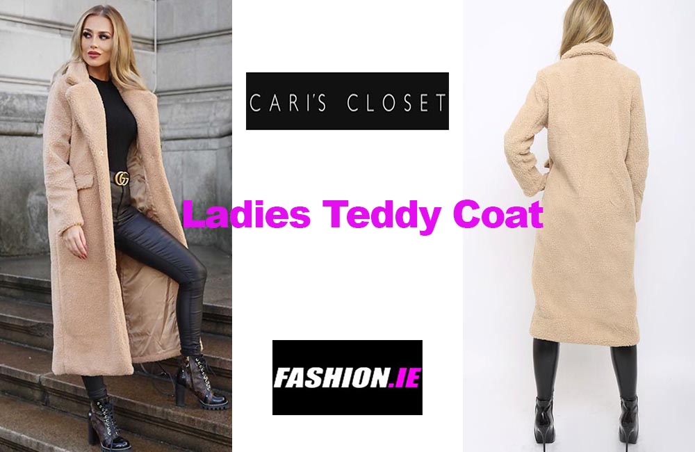 Latest fashion Teddy coat from Cari’s Closet