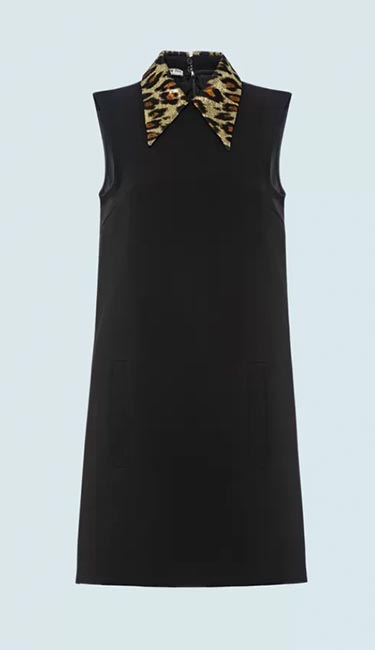 Cady & Jacquard Dress from Miu Miu