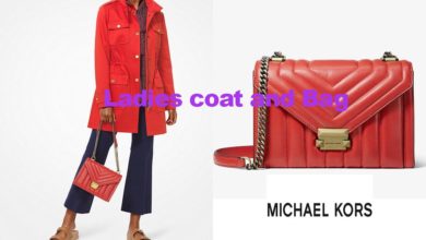 Cargo jacket and bag from Michael Kors