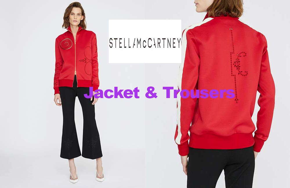 Embroidered jacket and trousers from Stella McCartney