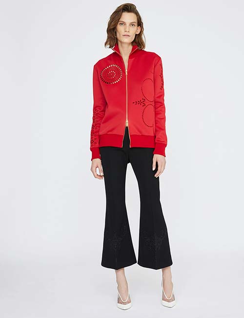 Embroidery Red Jacket From Stella Mccartney