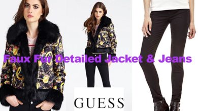 Fashion review faux fur detailed jacket and jeans