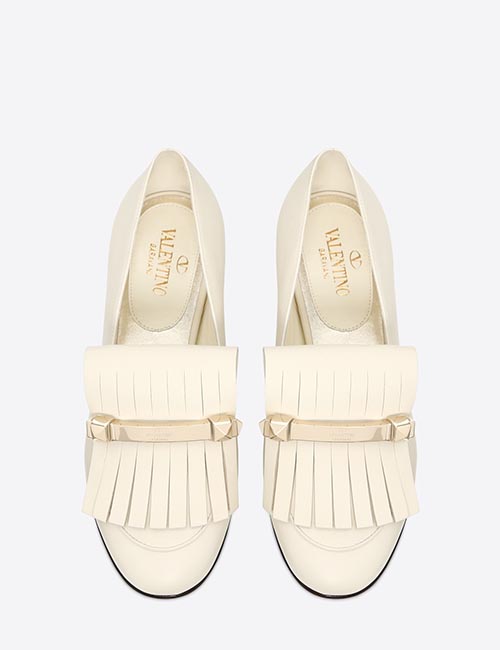 Fringe Flat Loafers from Valentino