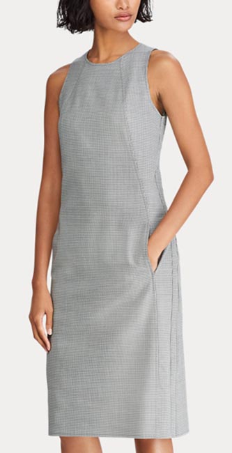 Houndstooth A-Line Dress From Ralph Lauren