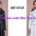 Leather biker jacket from Irish designer Umit Kutluk